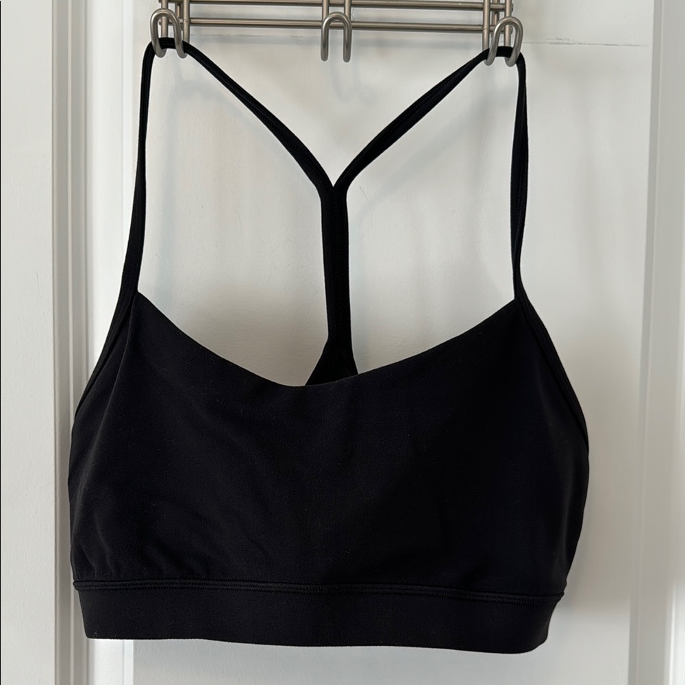 Lulu Black Stretch Sports Bra